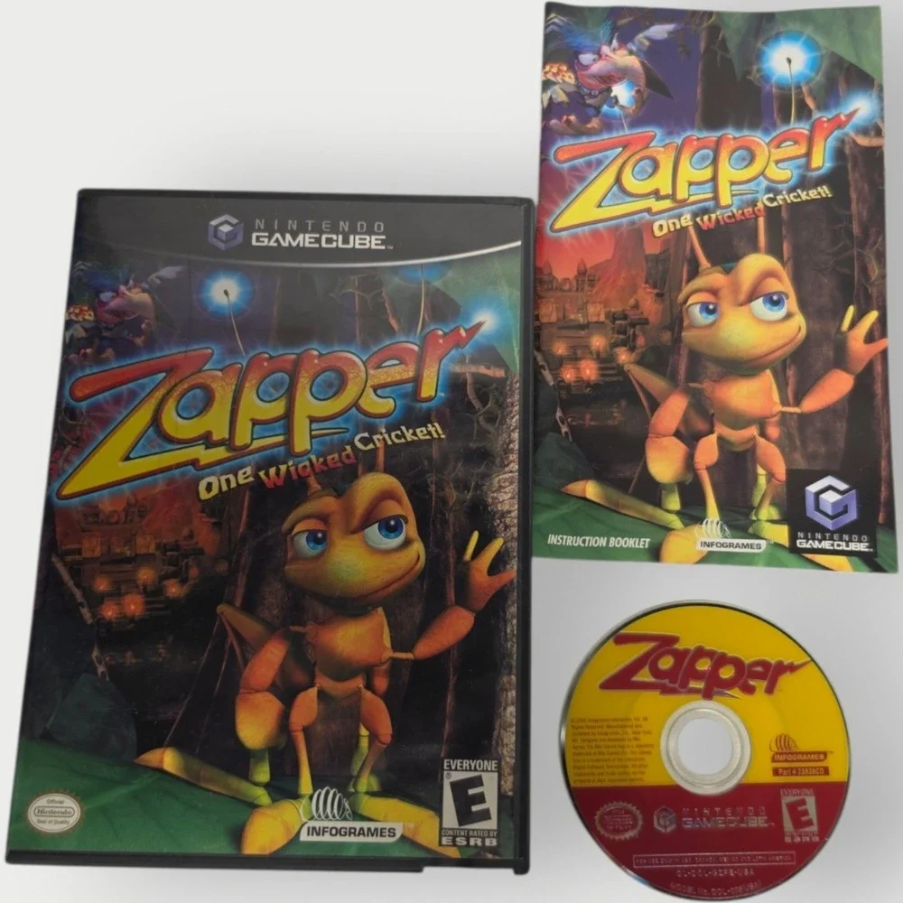 Zapper - Nintendo GameCube 2002 Fun Classic Comic Mischief Free Shipping- WORKS
